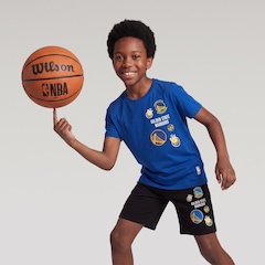 Conjunto do Golden State Warriors NBA Juvenil N1122 e N1127 Camiseta + Bermuda - Foto 1