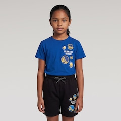 Conjunto do Golden State Warriors NBA Juvenil N1122 e N1127 Camiseta + Bermuda - Foto 4