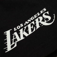 Camiseta do Los Angeles Lakers NBA Masculina N0527 Pennant - Foto 7