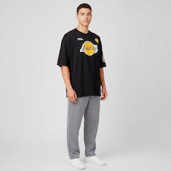 Camiseta do Los Angeles Lakers NBA Masculina N0527 Pennant - Foto 3