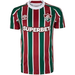 Camisa do Fluminense I 25 Umbro Masculina Torcedor - Foto 1