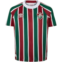 Camisa do Fluminense I 25 Umbro Juvenil Torcedor - Foto 1