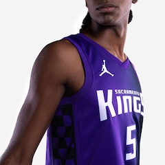 Camiseta Regata De'Aaron Fox NBA Nike Sacramento Kings Statement Edition - Foto 5
