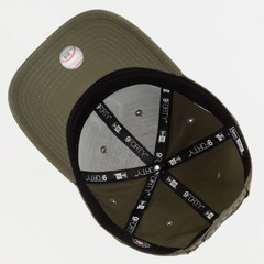 Boné do Los Angeles Dodgers Aba Curva New Era MBL 940 Snapback Basic Losdod Nov Adulto - Foto 2