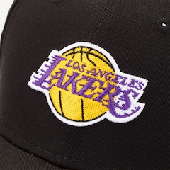 Boné Aba Curva do Los Angeles Lakers NBA New Era Basic Snapback  Adulto - Foto 5
