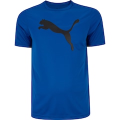 Camiseta Masculina Puma Manga Curta ESS Logo Poly - Foto 1