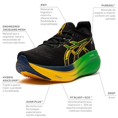 Tênis Feminino Asics Gel Nimbus 27 Senna - Foto 2