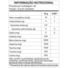 Pré-Treino Nutrata Nervous Guaraná 300g - Foto 2