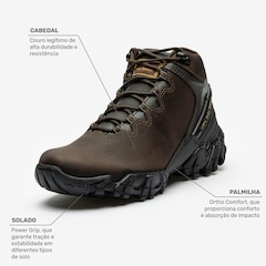 Bota de Couro Bull Terrier Dakar Masculina - Foto 3