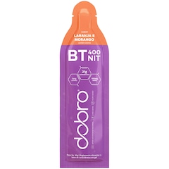 Suplemento Pré-Treino BT Nitrato Gel Dobro 30g Laranja e Morango - Foto 1