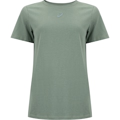 Camiseta Asics Malha Spiral - Feminina - Foto 1