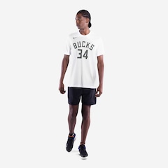 Camiseta Nike Milwaukee Bucks Masculina - Foto 4