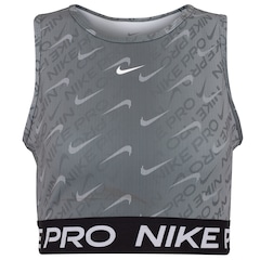 Top Nike Dri-fit Pro Crop Tank All Over Print Adulto - Foto 1
