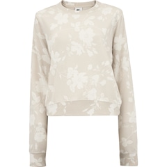Blusão Feminino Nike Sportswear Crew Chill French Terry All Over Print - Foto 6