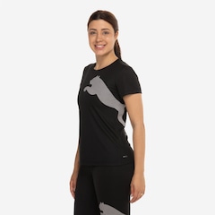 Camiseta Feminina Manga Curta Puma Tad Big Logo Jersey - Foto 5