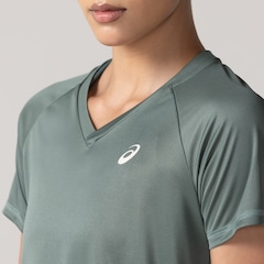 Camiseta ASICS Basic Logo Antiodor Feminina - Foto 4