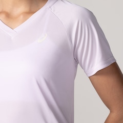 Camiseta ASICS Basic Logo Antiodor Feminina - Foto 4