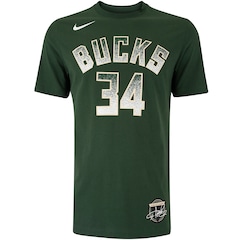Camiseta Giannis Antetokounmpo Milwaukee Bucks NBA Nike Masculina - Foto 5