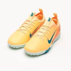 Chuteira Society Infantil Nike Zoom Vapor 16 Academy Kylian Mbappé - Foto 4