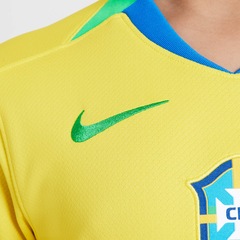 Camisa da Seleção do Brasil CBF I 25/26 Torcedor Pro Nike Infantil - Foto 4