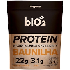Proteína Vegetal biO2 Arroz e Ervilha Sabor Baunilha Vegana Sem Glúten 908 g - Foto 1