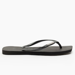 Chinelo Havaianas Slim Square Logo Metallic Adulto - Foto 2