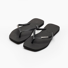 Chinelo Havaianas Slim Square Logo Metallic Adulto - Foto 3