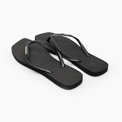 Chinelo Havaianas Slim Square Logo Metallic Adulto - Foto 4