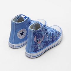 Tênis Infantil Cano Alto Converse X Disney Stitch Chuck Taylor All Star - Foto 5