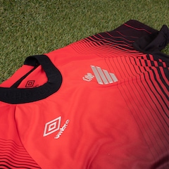 Camisa do Athletico-PR I 25/26 Torcedor Umbro Juvenil - Foto 2