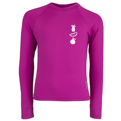 Conjunto Infantil Oxer Camiseta Manga Longa + Sunga com Proteção UV Menina - Foto 2