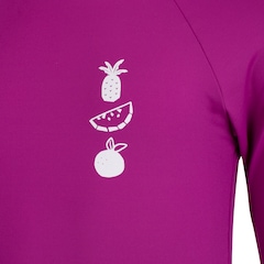 Conjunto Infantil Oxer Camiseta Manga Longa + Sunga com Proteção UV Menina - Foto 6