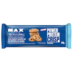 Barra de Proteína Max Titanium Max Power Crisp Cookies 45g - Foto 1
