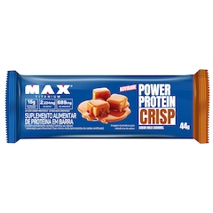 Barra de Proteína Power Protein Crisp Max Titanium Milk Caramel 60g - Foto 1