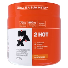 Termogênico Emagrecedor Max Titanium 2Hot Tangerina 200g - Foto 1