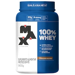 Whey Protein Max Titanium Chocolte Maltado 900g - Foto 1