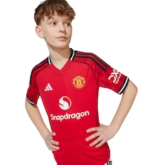 Camisa do Manchester United I 25/26 Torcedor adidas Juvenil - Foto 4