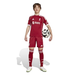 Camisa do Liverpool I 25/26 Torcedor adidas Juvenil - Foto 3