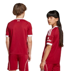 Camisa do Liverpool I 25/26 Torcedor adidas Juvenil - Foto 2