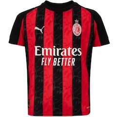 Camisa do Milan I 25 Torcedor Puma Infantil - Foto 1