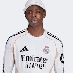 Camisa do Real Madrid I 25/26 adidas Manga Longa Masculina - Foto 4