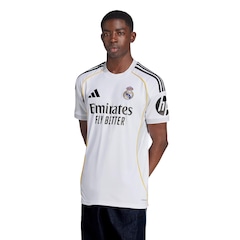Camisa do Real Madrid I 25/26 Torcedor adidas Masculina - Foto 1