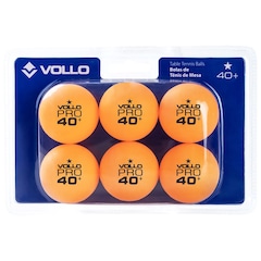 Bolas de Tênis de Mesa Vollo 1 Estrela com 6 Unidades - Foto 2