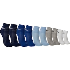 Kit de Meias adidas Ankle Linear Infantil 5 Pares - Foto 1