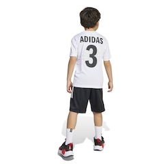 Conjunto Infantil adidas Homem-Aranha Marvel Camiseta e Bermuda - Foto 4