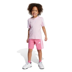 Conjunto Infantil adidas 3 Stripes Camiseta + Bermuda - Foto 3