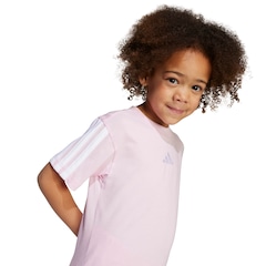 Conjunto Infantil adidas 3 Stripes Camiseta + Bermuda - Foto 6