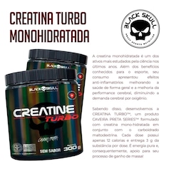 Creatina Black Skull Pura 300g - Foto 2