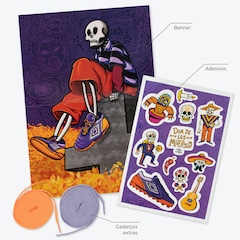 Chuteira de Campo Adulto Umbro Adamant Master Class Pro Edição DLM Dia de los Muertos - Foto 11