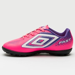 Chuteira Society Infantil Umbro Fast II - Foto 3